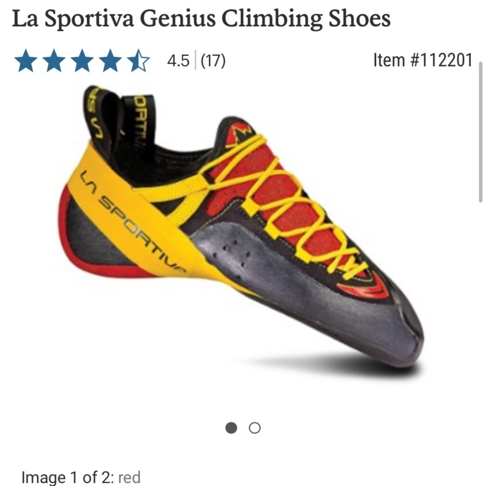 La Sportiva Genius Climbing shoes